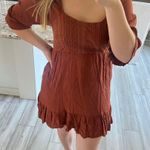 Hollister Co. Women's L Ruffle Hem Mini Dress Photo 2