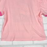 Coca-Cola T-Shirt Pink Rainbow Graphic Ringer Tee Top Womens Size Medium Photo 5