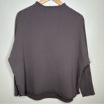 Frank & Eileen  Effie Long-Sleeve Funnel Neck Capelet Triple Fleece brown small Photo 0