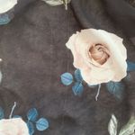 Boohoo Sophie Rose Print Chiffon Kimono Photo 3