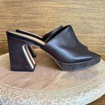 Sam Edelman Wilton Black Leather Slip-On Mule Sandals Block Heel Size 9.5 M US Photo 12