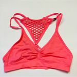 Victoria's Secret  Crochet Fishnet Racerback Bralette Size‎ XS Neon Coral NEW Photo 5