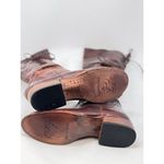 Union Of Angels Womens Boots Brown Leather Over The Knee Zip Lace Up Tall US 6 Photo 13