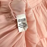 Ramy Brook Allison Tiered Ruffle Miniskirt in Pink Opal Size Small Photo 5