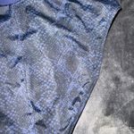 Athleta Navy Snake Keyhole One-Piece Swimsuit Photo 13