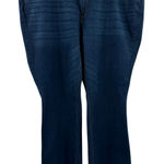 ELLOS Bootcut Jeans Size 24 NEW Plus Curvy Dark Wash Denim Cotton Stretch NWOT Blue Photo 0
