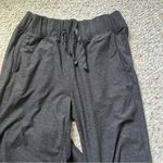 FLX Embrace High Waisted Wide Leg Sweatpants Drawstring Womens Medium Black Photo 5