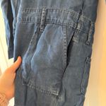 Paige NWT Denim Arley Tie Front Romper in Chamberlain Size Medium Photo 5