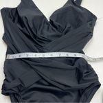 MiracleSuit  Crossover‎ With Mesh One Piece Swimsuit Womens SZ 10 Swim Black NWOT Photo 7
