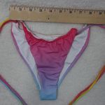 NEW Monica Hensen Beachwear MHB miami vice string bikini bottom, size XS Pink Photo 3