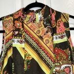 NY&Co Women’s Boho Print Sleeveless Neck Tie Tunic/Mini dress Photo 1