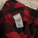 Press red plaid pj pants Photo 1