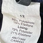 J.Crew  Navy Blue Plunge V-Neck One Piece Swimsuit | 12 Photo 3