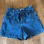 J.crew high rise paperbag jean shorts size 27 Blue Photo 3