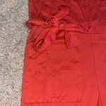 Everlane  The Luxe Cotton Tank Jumpsuit Wide‎ Leg Cropped Rust XXS Photo 6