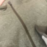 Boutique oversized zip up green two tone pull over size small. Photo 6