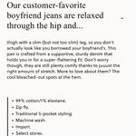 J.Crew NWOT Slouchy boyfriend jean in Outlaw wash-AQ820 bleached spots Photo 10