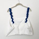 [PrettyGarden] White Blue Matching Set Crop Tank Maxi Skirt Summer NWOT Size XXL Photo 3