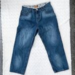 POL  Frayed Waist Distressed Mom Jeans small Photo 0