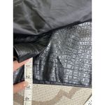 ZARA  High Waisted Faux Leather Shorts Skort Front Slit, size medium Photo 9