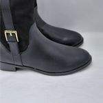 Karen Scott  Womens Knee High Riding Boots 6M Black Western Buckle Equestrian Photo 6