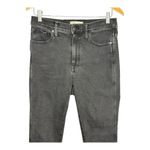 Madewell  Charcoal Gray Zip Fly‎ 10" High Rise Skinny Jeans Women Size 29P Photo 6