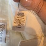 EXPRESS Stella Low Rise Ankle Jeans White Black Side Stripe Womens Size 0 Preppy Photo 5