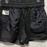 Ci Sono Black Faux Leather Shorts Photo 3