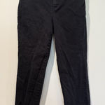 Gloria Vanderbilt  Amanda Pants Womens 10 Black Straight Mid Rise Stretch Travel Photo 0