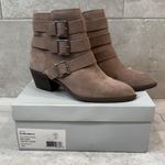 Sole Society  Taupe Nelmaeya Suede Boots size 7 Photo 1