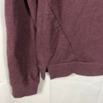 Converse One Star Women’s Cowl Neck Burgundy Pullover Cropped Sweatshirt Size XL Photo 6