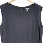 Eileen Fisher  Women’s Black Faux Wrap Cropped Jumpsuit size small Photo 2