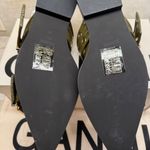 Ganni  Buckle Ballerina Flats Slingbacks Sandals Military Olive BRAND NEW w/ Box Photo 5