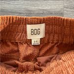 BDG Jessie Corduroy Pull On Pant - Rust Wide Leg Pants with Elastic Waistband Photo 5