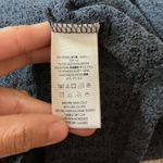 Free People  Dark Grey Waffle Knit Dolman Sleeve Cropped Sweater Photo 4