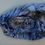 SheIn  Blue White Tie-Dye Bikini Bottoms Size Small NWOT Photo 3