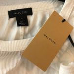 Halogen Womens Ribbed Tank Top Scoop Neck Stretch White S Photo 3