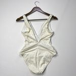 Zimmermann NWOT  TEDDY PLUNGE 1PC in IVORY PAISLEY Swimsuit Size 2 Photo 6