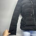ZARA  Woman Black Down Puffer Jacket  Polyester Womans LARGE Fleece Lining Photo 1
