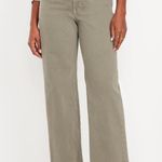 Old Navy Olive Curve High Waisted Jeans Photo 1