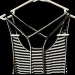 CALIA by Carrie Underwood Black and White Striped Strappy Tunic Tank Top Photo 6