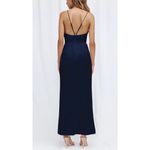 NWT SIGNIFICANT OTHER Aria Satin Dress in Midnight Blue Sz 8 $248 Photo 3