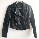 Rock & Republic Moto Jacket Baroque Deluxe Black Bronze/Gold Sz XS NWT Gift! Photo 0