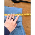 Women's High Waist Blue Trousers with Belt Size 0 Photo 6