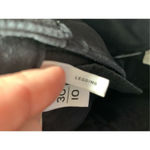Loft 006  black denim Legging size 10/30 Photo 4