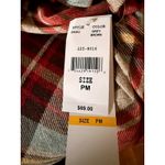 R&K Red Plaid Dress w/ Detachable Cowl Neck Women’s PM NWT Size M Photo 10