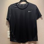 Nike Women’s Running Black Performance T Shirt Size Large Black Photo 1