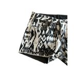 BLEULAB Reversible Printed Waxed Denim Shorts Sz 30 Black Photo 7