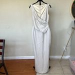 House Of CB  Laria Ecru Vegan Leather Maxi dress Cream Cocktail NWOT Size L $269‎ Photo 3