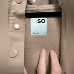 SO  Beige Fleece Jacket with Snap Buttons Photo 2